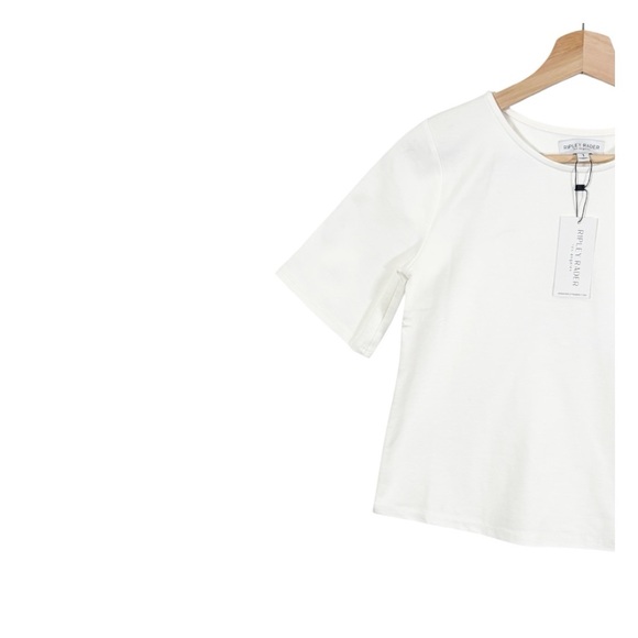 NEW RIPLEY RADER Ponte Knit Short Sleeve Top Size 1 US XS - Picture 5 of 10